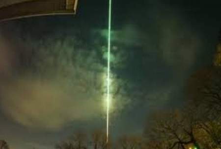 ظاهر شدن یک توپ آتشین سبزرنگ در آسمان روسیه