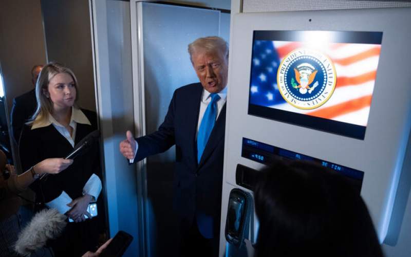 ترامپ: فرصت نشد با اون دیدار کنم