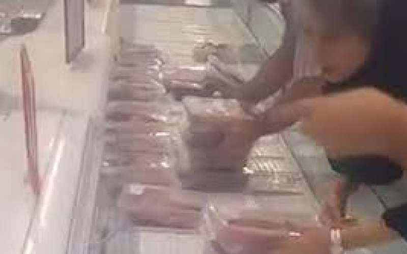 ویدیوی اقدام عجیب پس از افزایش قیمت گوشت