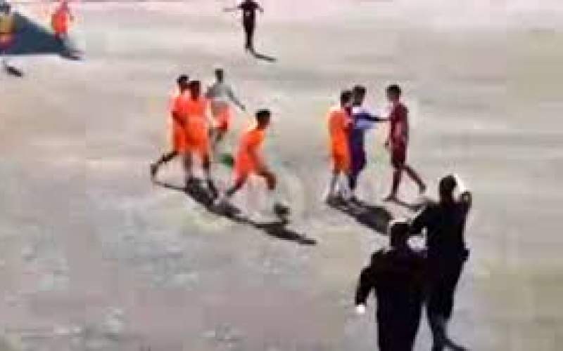 زد و خورد دسته‌جمعی در فوتبال ایران جنجال آفرید
