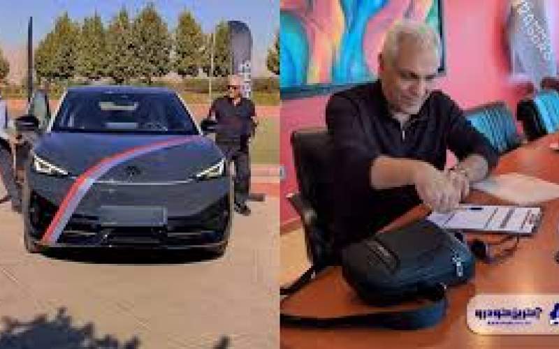 رونمایی از خودرو جدید و لاکچری مهران مدیری