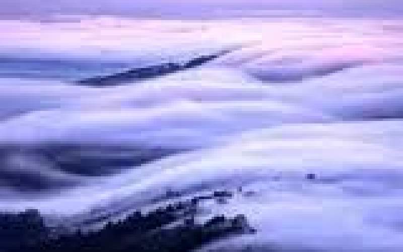 صحنه‌ای دیدنی‌از ورود مه غلیظ به سان‌فرانسیسکو