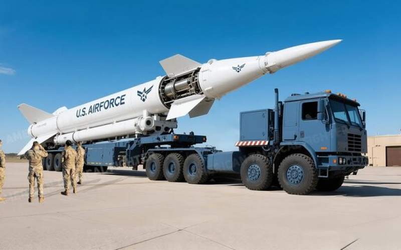 آمریکا یک موشک بالستیک قاره‌پیما آزمایش می‌کند