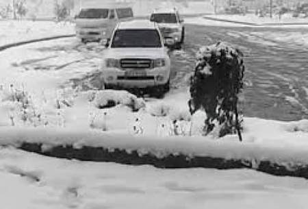 ارتفاع برف در این نقطه به ۲۰ سانتیمتر رسید  