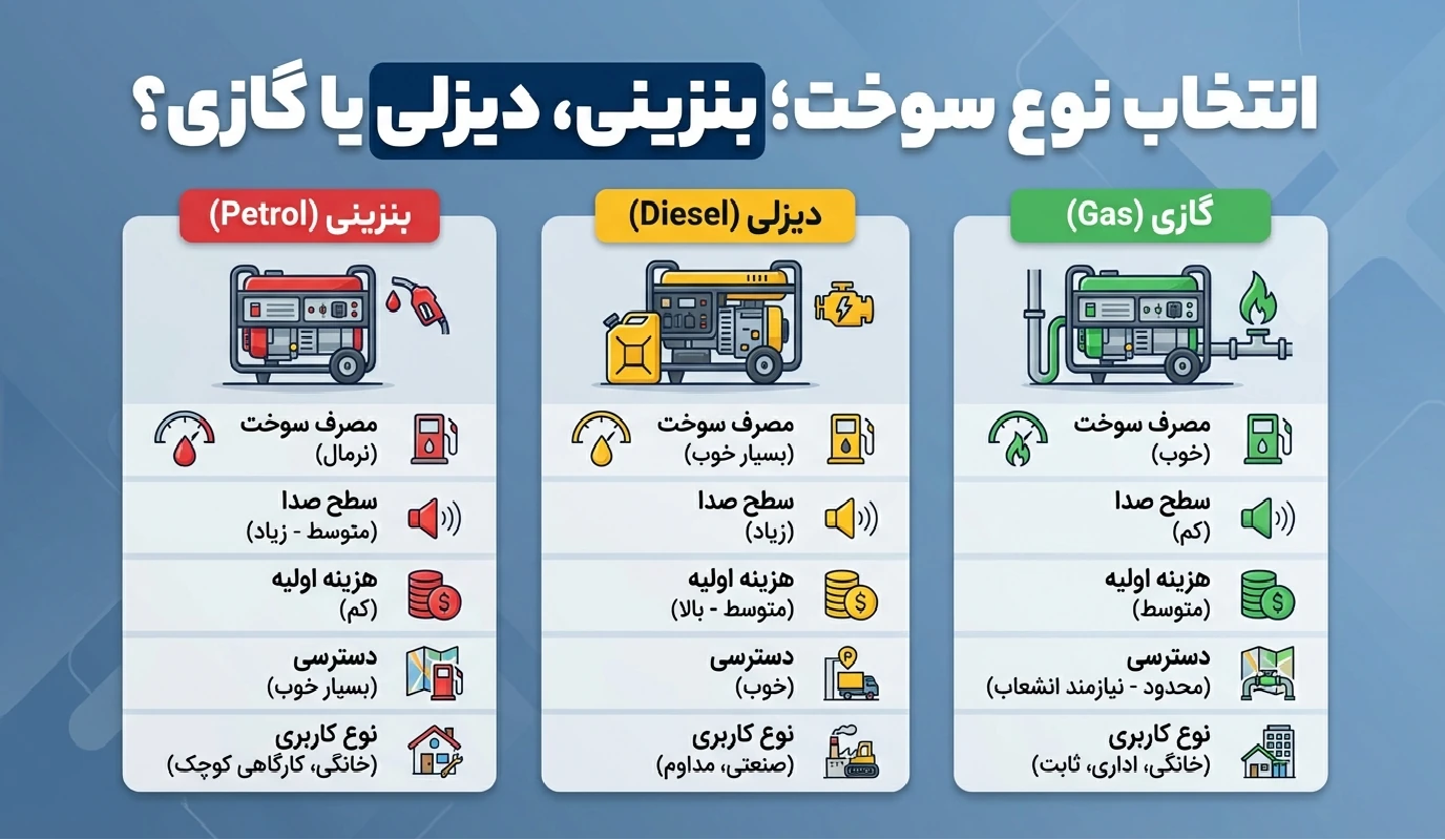 راهنمای جامع انتخاب موتور برق مناسب برای مصارف خانگی و صنعتی