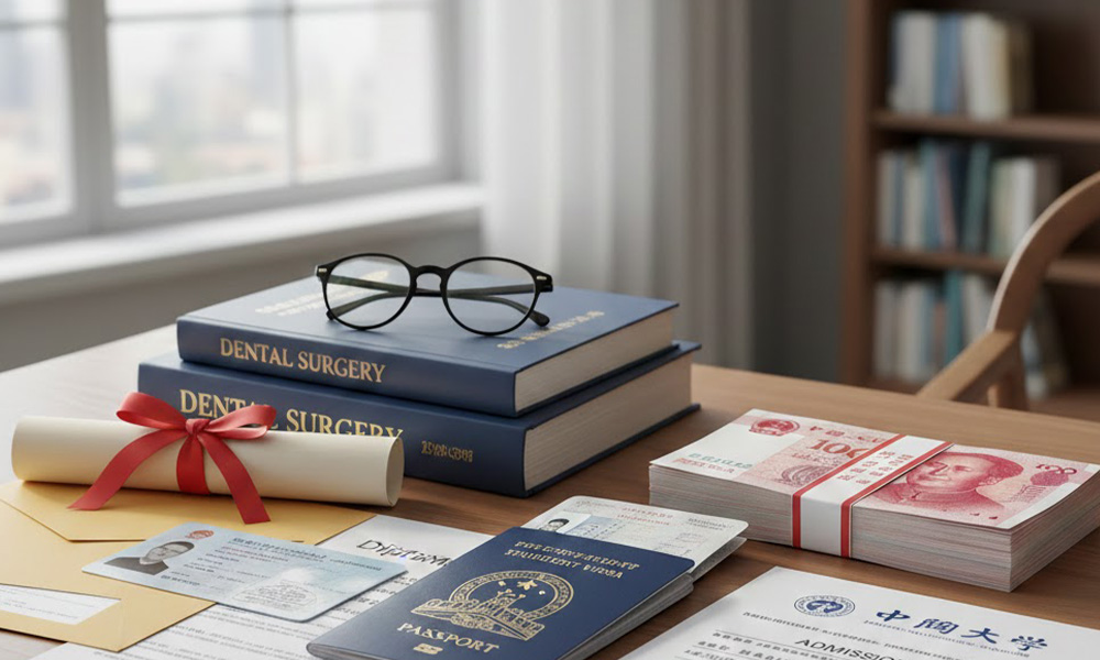 شرایط تحصیل رشته دندانپزشکی در چین 