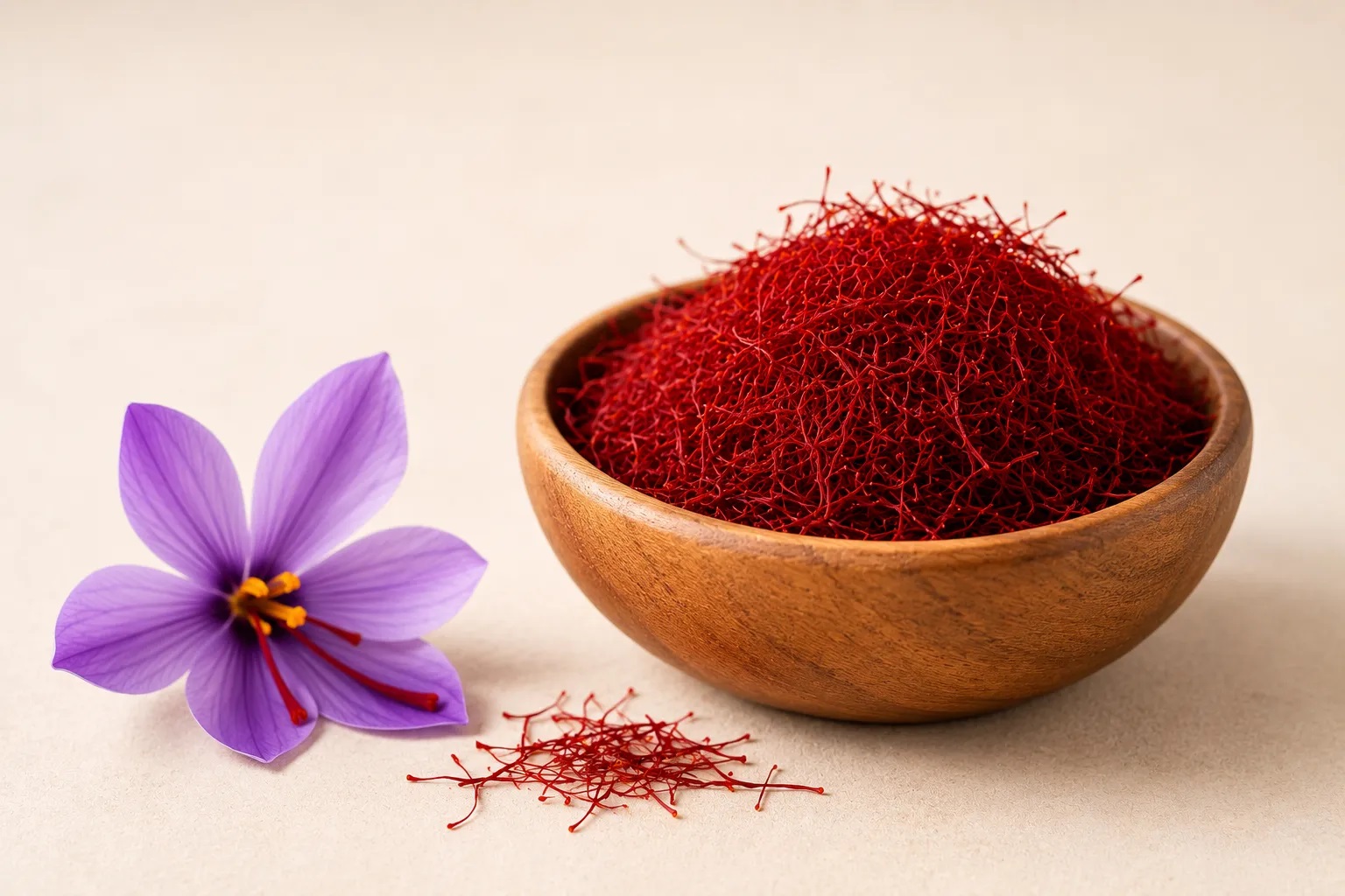 تشخیص زعفران اصل از روی ظاهر رشته ها 
