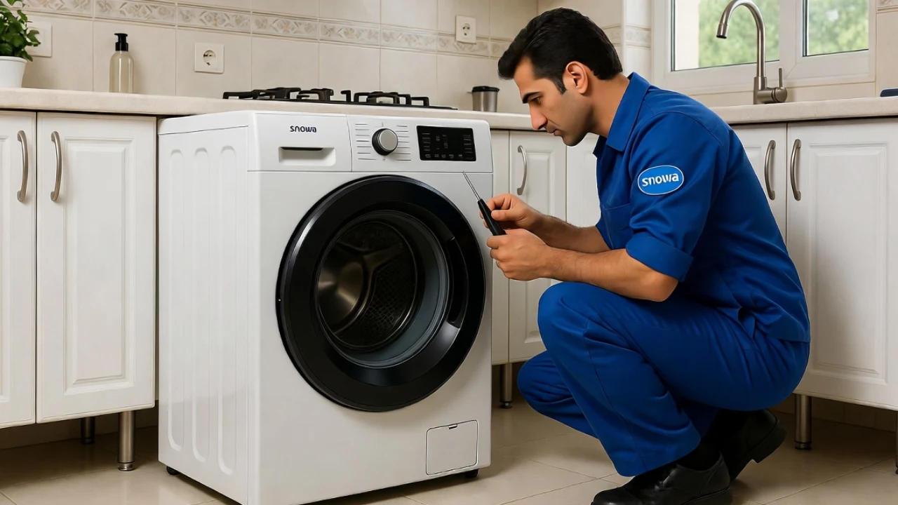 استفاده از خشک کن ماشین لباسشویی اسنوا