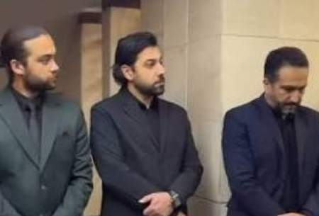 هنرمندان در مراسم ختم ایرج خواجه‌امیری