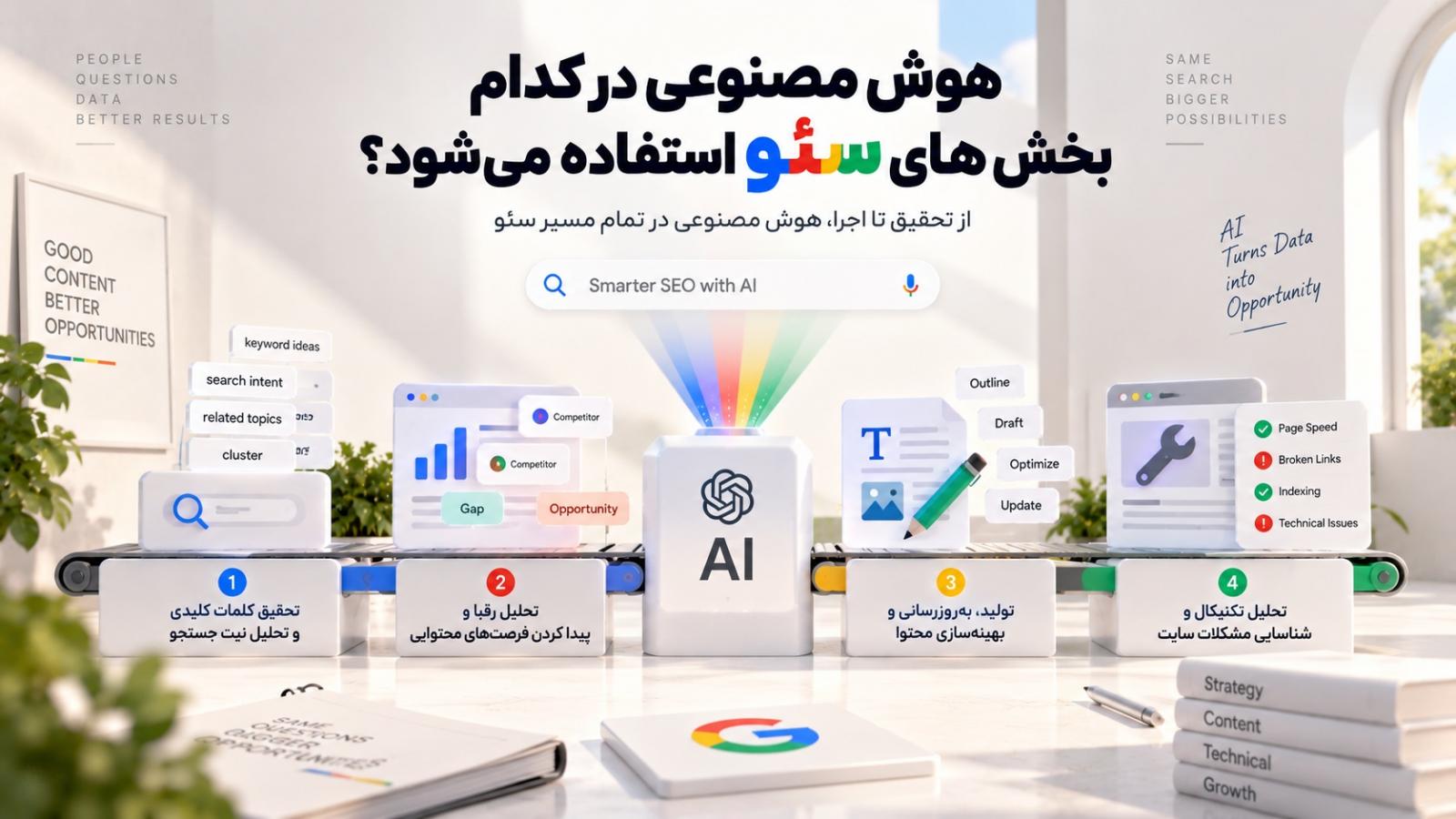 دی‌ ام‌ روم و نسل جدید خدمات سئو با هوش مصنوعی